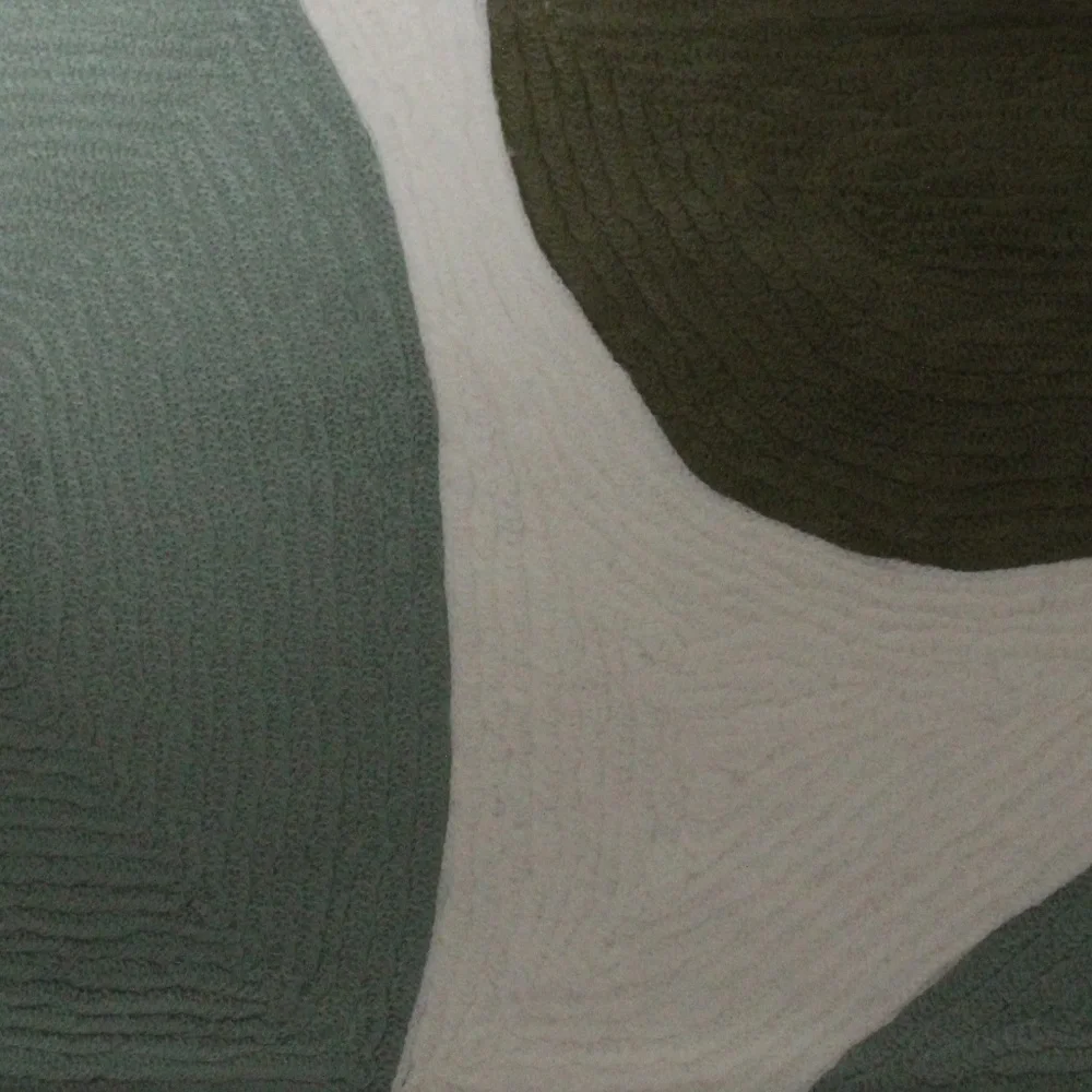 West Elm Color Block Textured Pillow Cover.